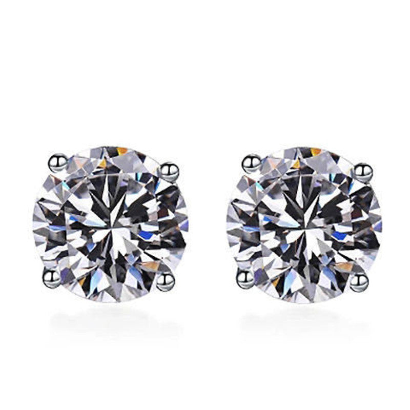 925 sterling silver glamour earrings