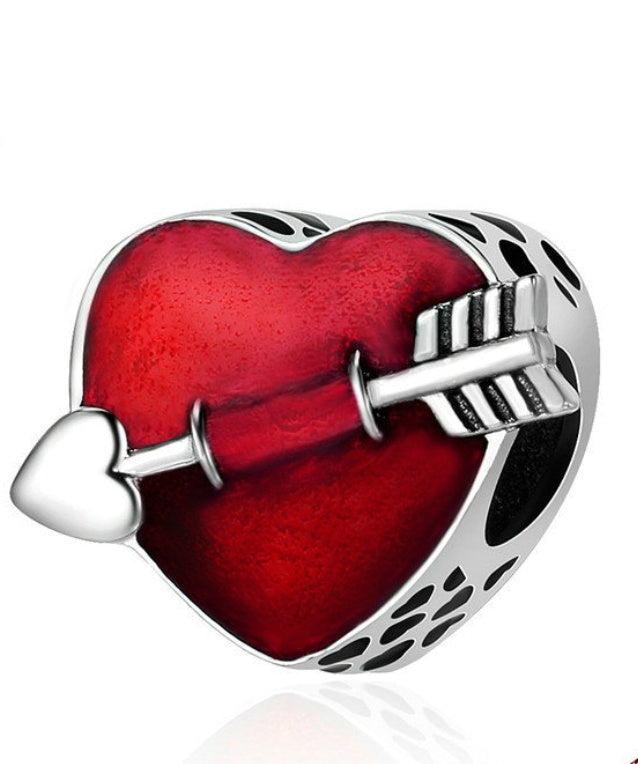 925 silver heart in love pendant