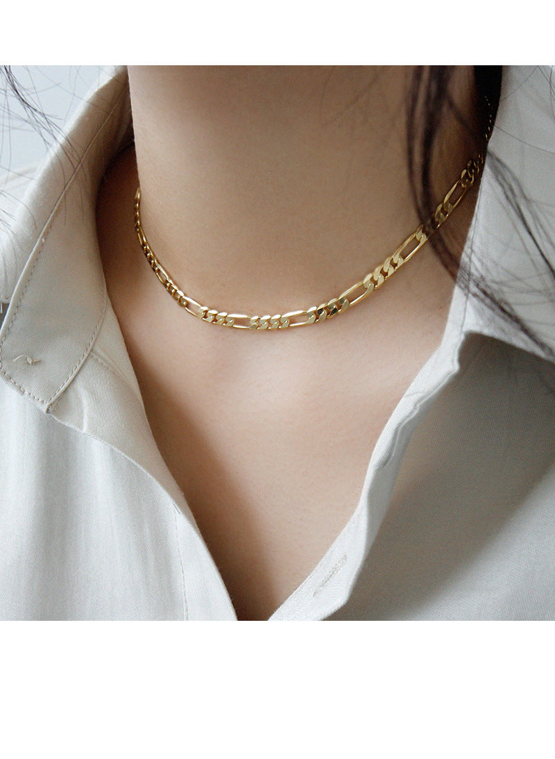 Cold wind simple chain female necklace