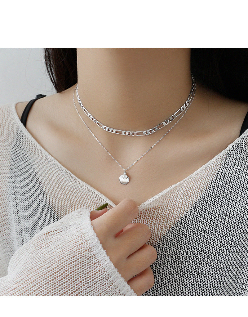 Cold wind simple chain female necklace