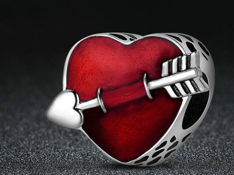 925 silver heart in love pendant