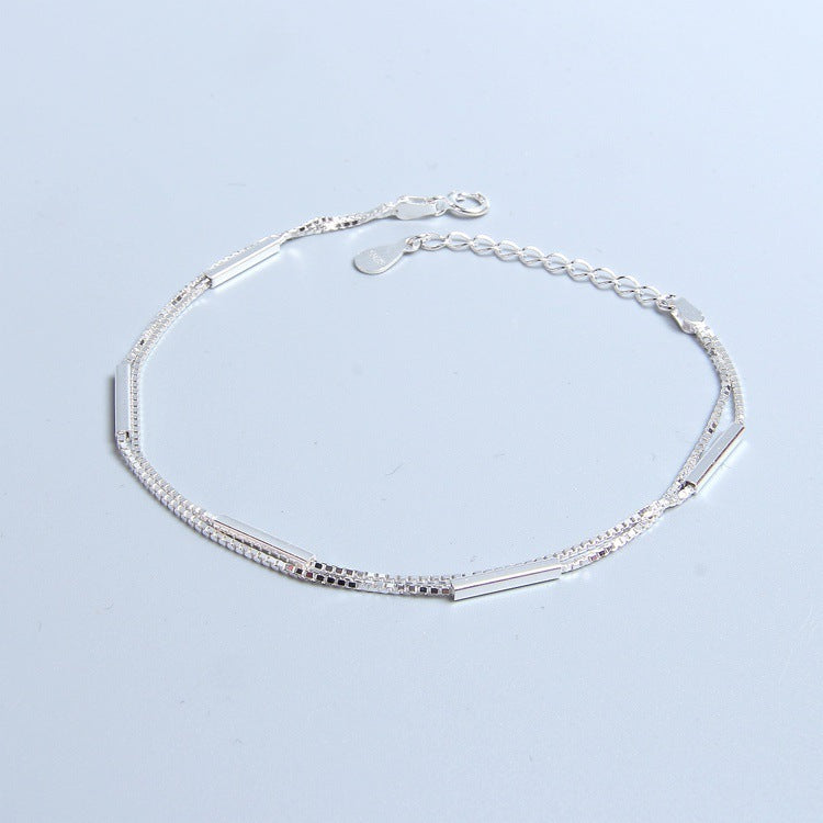 925 Sterling Silver Stick Bracelet