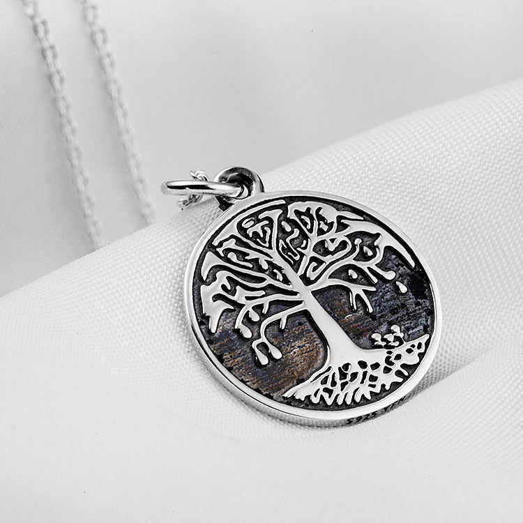 925 Sterling Silver Life Tree Necklace