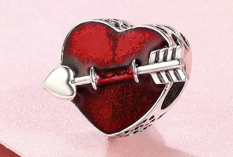 925 silver heart in love pendant